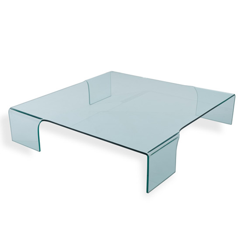 COFFEE TABLE  OD001 TEMPERED GLASS CLEAR 