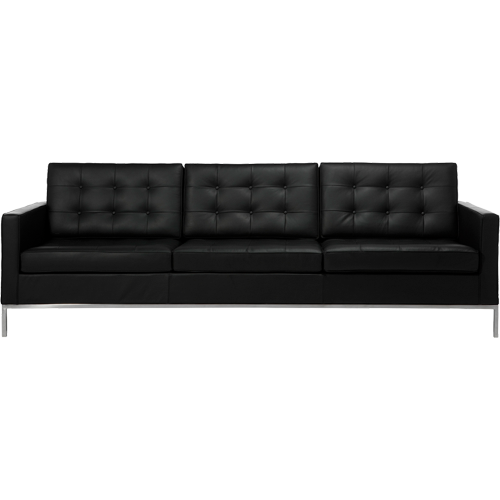 LEATHER SOFA SF7225C Brown Leather