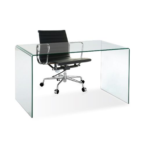 GLASS DESK T002-TEMPERED GLASS CLEAR FINISH AVAILABILITY: 9 UNITS