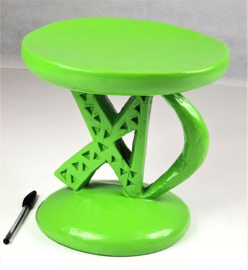 STOOL PAINTED GREEN ML2
