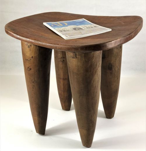SENUFO STOOL TABLE_1 Natural wood