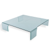 COFFEE TABLE  OD001-TEMPERED GLASS CLEAR FINISH