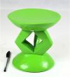 STOOL PAINTED GREEN MS