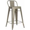 BARSTOOL MS-857A-H75-Brushed Galvanized 